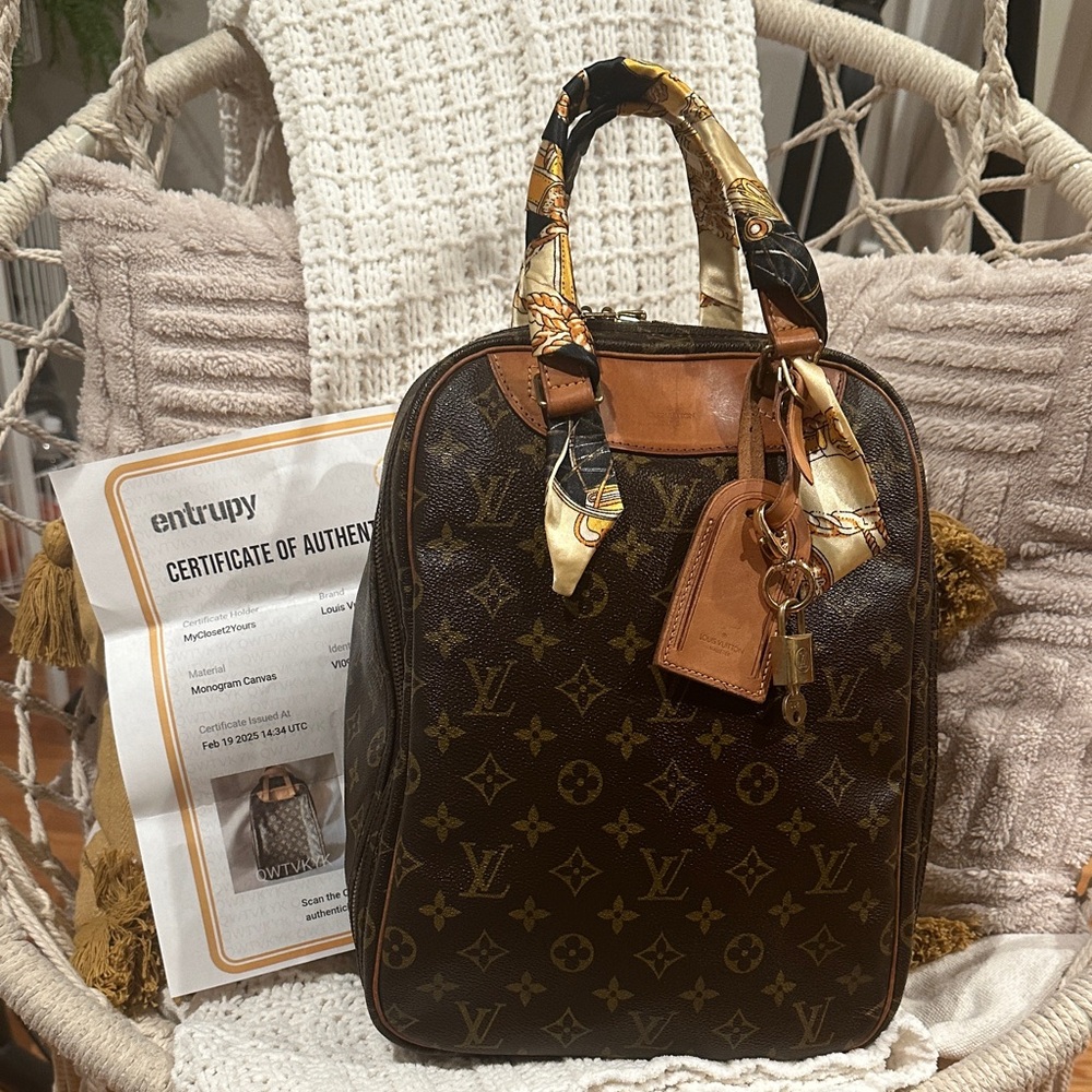 Luxury Brown Monogram Backpack - Picture 16 of 16